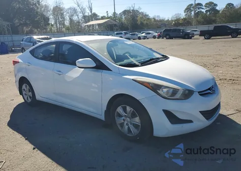 2016 Hyundai Elantra Se z USA, uszkodzony, nr VIN 5NPDH4AE6GH755758